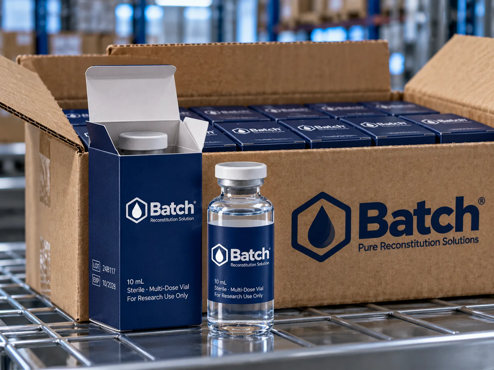 Master case of Batch cartons (demonstration packaging)